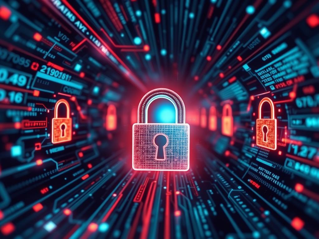 Privacy-focused VPN security visualization Privacy-focused VPN security visualization