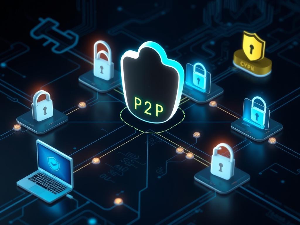 Secure P2P file sharing with VPN protection Secure P2P file sharing with VPN protection