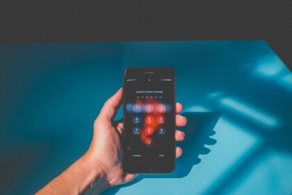 person holding iPhone