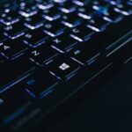 black computer keyboard