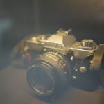 a close up of a camera