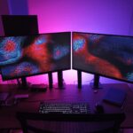 black computer keyboard on black table