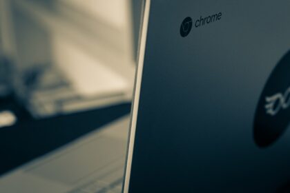black and white lenovo laptop computer
