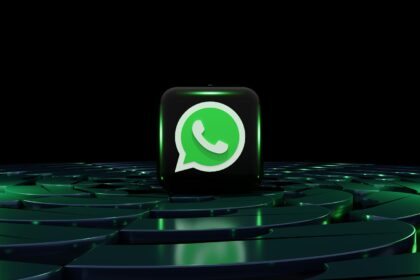 a green whatsapp icon sitting on top of a maze